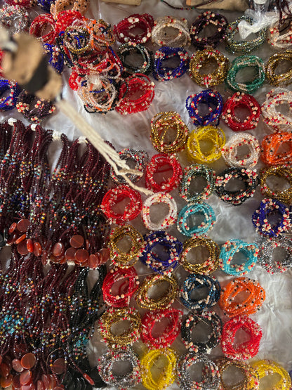 Beaded Bracelets Stack
